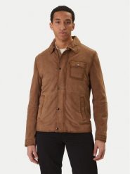 Milestone Kurtka skórzana Elias 611613 60740 Beżowy Regular Fit. Brązowe kurtki Milestone, m, bez wzorów, ze skóry, bez kaptura. Za 2,089.00 zł.