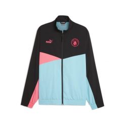 Kurtka z dresu Manchester City 2023/24. Czarne kurtki Puma, m, bez wzorów, z dresówki, bez kaptura. Za 294.00 zł.