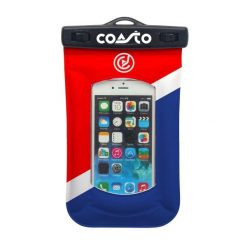 Wodoszczelna saszetka – przenośny dry bag Skiffo. Czerwone torby na ramię COASTO, bez wzorów, z neoprenu, na ramię, bez dodatków. Za 119.00 zł.