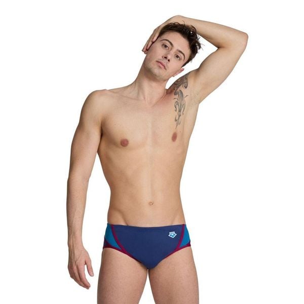 Kąpielówki męskie slipy kąpielowe sportowe basen pływackie Arena Icons. Niebieskie kąpielówki Arena, m, bez wzorów. Za 59.99 zł.