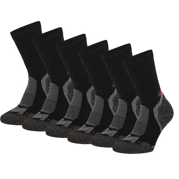 Skarpety turystyczne dla dorosłych Xtreme Wełna Merino, 6 szt. Czarne skarpety XTREME SOCKSWEAR, bez wzorów, z wełny. Za 203.99 zł.