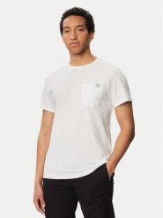 Beverly Hills Polo Club T-Shirt W126-BHMTS-1024-01X Biały Regular Fit. Białe koszulki polo Beverly Hills Polo Club, l, bez wzorów, z bawełny, bez kołnierzyka, bez ramiączek. Za 89.99 zł.
