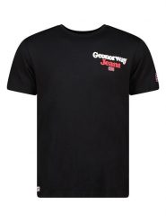 Geographical Norway Koszulka w kolorze czarnym rozmiar: M. Czarne bezrękawniki Geographical Norway, m, bez wzorów, z bawełny, bez kołnierzyka, bez ramiączek. Za 57.20 zł.