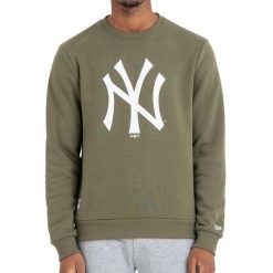 Bluza New Era New York Yankees Crew Neck. Białe bluzy New Era, m, bez wzorów, bez kaptura. Za 215.85 zł.
