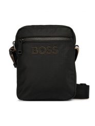 BOSS Saszetka Catch 3.0 NS Zip 50511961 Czarny. Czarne saszetki i nerki Boss, bez wzorów, z materiału. Za 449.99 zł.