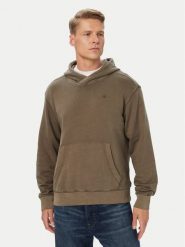 G-Star Raw Bluza Unit D30662 D969 Brązowy ciemny Regular Fit. Brązowe bluzy G-Star, l, bez wzorów, z bawełny, bez kaptura. Za 314.99 zł.