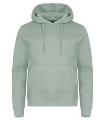 Clique Miami Hoody — bluza z kapturem unisex z bawełny i poliestru pochodzącego. Zielone bluzy z kapturem CLIQUE, xl, bez wzorów, z bawełny, z kapturem. Za 173.55 zł.