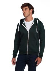 The Time of Bocha Bluza w kolorze ciemnozielonym rozmiar: XXL. Zielone bluzy The Time of Bocha, xxl, bez wzorów, z bawełny, bez kaptura. Za 108.74 zł.