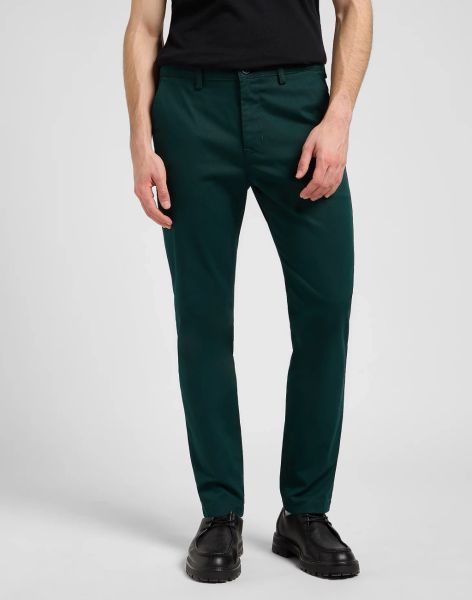 MESKIE SPODNIE LEE SLIM CHINO JADE FOREST 112370610. Eleganckie spodnie Lee, l, z materiału. Za 219.99 zł.