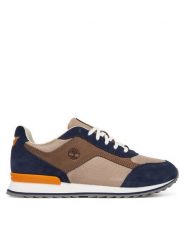 Timberland Sneakersy Scout Heights Low lace TB0A419GAGC1 Beżowy. Brązowe buty sportowe casual Timberland, bez wzorów, z materiału, bez zapięcia. Za 599.99 zł.