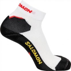 Skarpetki Salomon unisex Speedcross Ankle Dx+sx 1p Biały/czarny Biały. Białe skarpety Salomon, bez wzorów, z elastanu. Za 63.80 zł.