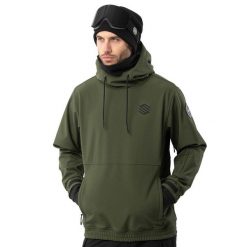 Męska kurtka snowboardowa Sporty zimowe Siroko W1 Kilimanjaro. Zielone kurtki SIROKO, na zimę, m, bez wzorów, z softshellu, bez kaptura. W wyprzedaży za 297.00 zł.