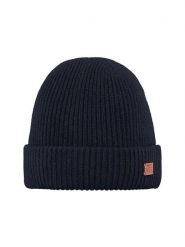 Barts Czapka "Valbez" w kolorze granatowym rozmiar: onesize. Niebieskie czapki zimowe Barts, bez wzorów, prążkowane. Za 129.57 zł.