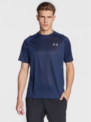 Under Armour Koszulka techniczna Ua Tech 2.0 1326413 Granatowy Loose Fit. Niebieskie t-shirty sportowe Under Armour, bez wzorów, z syntetyku, bez ramiączek, na fitness i siłownię. Za 119.99 zł.