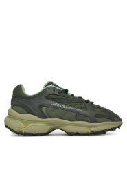 Lacoste Sneakersy L003 2K24 7-49SMA0008 Khaki. Brązowe buty sportowe casual LACOSTE, bez wzorów, z materiału, bez zapięcia. Za 429.99 zł.