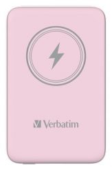 Verbatim Charge `n` Go 15W 10000mAh Wireless Magnetic różowy. Czerwone powerbanki . Za 199.90 zł.