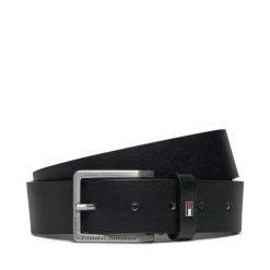 Pasek Męski Tommy Hilfiger. Czarne paski Tommy Hilfiger, bez wzorów. Za 119.99 zł.