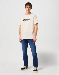 WRANGLER TEXAS SLIM MĘSKIE SPODNIE JEANSOWE JEANSY DŻINSY BLUE SOUL 112350661 W12S017997. Niebieskie jeansy Wrangler, l. Za 229.99 zł.