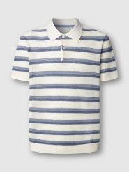 Pepe Jeans Koszulka polo "Florian" w kolorze granatowo-kremowym rozmiar: M. Brązowe koszulki polo Pepe Jeans, m, bez wzorów, z bawełny, bez kołnierzyka, bez ramiączek. Za 208.99 zł.