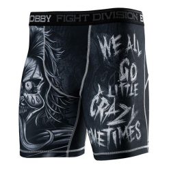 Spodenki Vale Tudo do MMA męskie EXTREME HOBBY PSYCHO CLOWN. Czarne odzież kompresyjna EXTREME HOBBY, m, bez wzorów, z elastanu. Za 179.00 zł.