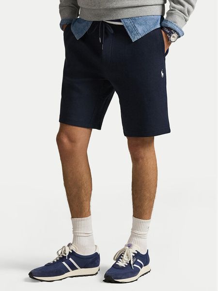 Polo Ralph Lauren Szorty sportowe 710881520039 Granatowy Regular Fit. Niebieskie krótkie spodenki sportowe Polo Ralph Lauren, l, bez wzorów, z syntetyku. Za 546.99 zł.