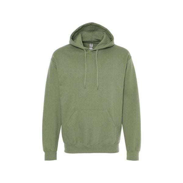 Bluza Z Kapturem Dla Dorosłych Unisex Softstyle Fleece Midweight. Zielone bluzy GILDAN, m, bez wzorów, z kapturem. Za 78.99 zł.