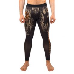Legginsy treningowe męskie Venum Tiger Men's Spats. Czarne legginsy długie sportowe VENUM, m, bez wzorów. Za 239.99 zł.