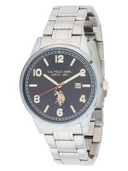 U.S. Polo Assn. Zegarek kwarcowy w kolorze srebrno-czarnym rozmiar: onesize. Szare, analogowe zegarki U.S. Polo Assn., metalowe. Za 217.99 zł.