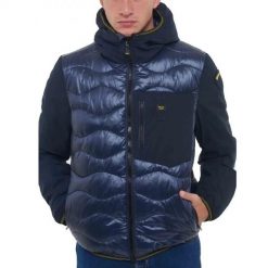 Kurtka BLAUER ALBERT Niebieski. Niebieskie kurtki Blauer, l, bez wzorów, z tkaniny, bez kaptura. Za 839.99 zł.