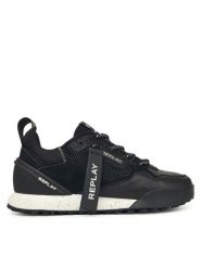 REPLAY Sneakersy Field M 2.0 GMS8L .000.C0021L Czarny. Czarne buty sportowe casual Replay, bez wzorów, ze skóry, bez zapięcia. Za 499.99 zł.