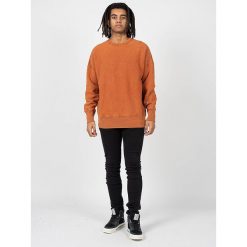 Bluza trekking męska. Brązowe bluzy Champion, m, bez wzorów, z bawełny, bez kaptura. Za 229.00 zł.