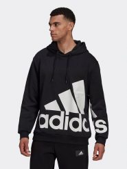 Adidas Bluza w kolorze czarnym rozmiar: L. Czarne bluzy Adidas, l, bez wzorów, z bawełny, z kapturem. Za 127.65 zł.