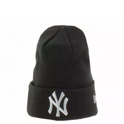 Czapka New York Yankees Metallic. Czarne czapki zimowe New Era, bez wzorów. Za 139.99 zł.