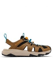 Columbia Sandały Peakfreak Rush™ Leather Sandal 2109471 Brązowy. Brązowe sandały Columbia, z materiału, bez zapięcia. Za 259.99 zł.