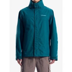 Kurtka z membraną męska Berghaus Rg Alpha 2.0 Shell Jkt Am. Niebieskie kurtki Berghaus, m, bez wzorów, bez kaptura. Za 709.49 zł.