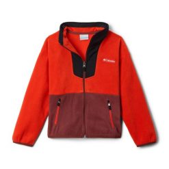 Polar Columbia Sequoia Grove. Czerwone bluzy z polaru Columbia, bez wzorów, z polaru, bez kaptura. W wyprzedaży za 153.25 zł.