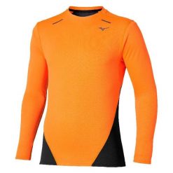 Koszulka termoaktywna Mizuno Thermal Charge. Brązowe bielizna termoaktywna Mizuno, xl, bez wzorów, z tkaniny, bez ramiączek, do biegania. Za 189.99 zł.