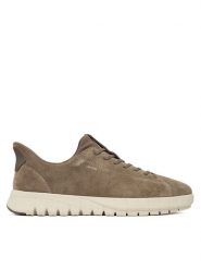 Geox Sneakersy Flextride Plus U65MAA 00022 C6029 Beżowy. Brązowe buty sportowe casual Geox, bez wzorów, ze skóry, bez zapięcia. Za 499.99 zł.