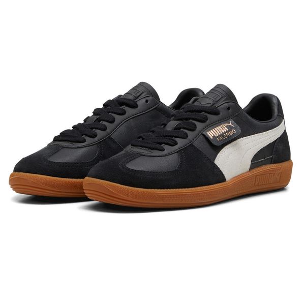 Buty lifestyle męskie Puma Palermo Lhr 396464 03. Czarne buty sportowe casual Puma, bez wzorów, ze skóry, bez zapięcia. Za 371.70 zł.