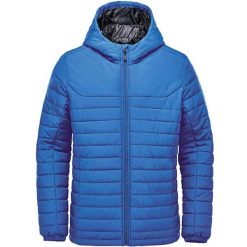 Męska Pikowana Bluza Z Kapturem Nautilus. Niebieskie bluzy STORMTECH, m, bez wzorów, z kapturem. Za 449.99 zł.