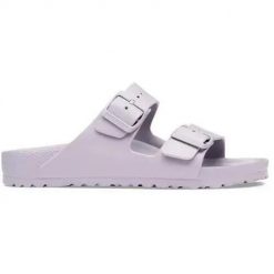 Klapki męskie Birkenstock Arizona. Fioletowe klapki Birkenstock, z materiału. Za 369.99 zł.