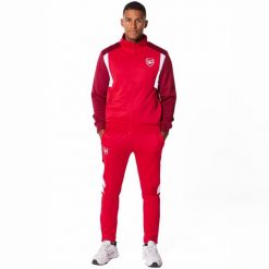 Dres piłkarski dla dorosłych Arsenal 23/24. Czerwone komplety dresowe ARSENAL, l, bez wzorów, z dresówki, bez ramiączek. Za 359.99 zł.