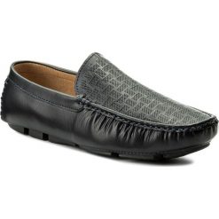 Półbuty LANETTI MYL8053-1. Niebieskie eleganckie półbuty Lanetti, bez wzorów, ze skóry ekologicznej, bez obcasa, bez zapięcia. W wyprzedaży za 59.99 zł.
