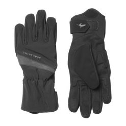 Męskie Wodoodporne Rękawiczki Rowerowe Na Każdą Pogodę. Czarne rękawiczki SEALSKINZ, bez wzorów. Za 269.90 zł.