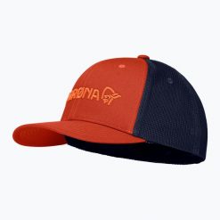 Czapka z daszkiem NORRONA Flexfit 3D. Czerwone czapki z daszkiem NORRONA, bez wzorów, z bawełny. Za 189.99 zł.
