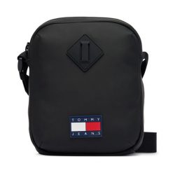 Saszetka Tommy Jeans. Czarne saszetki i nerki Tommy Jeans, bez wzorów, z jeansu. Za 289.99 zł.