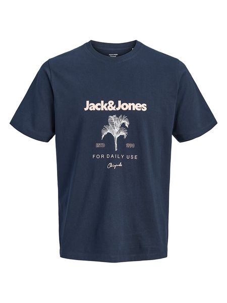 Jack & Jones Koszulka "Jorriviera" w kolorze granatowym rozmiar: L. Niebieskie bezrękawniki Jack & Jones, l, bez wzorów, z bawełny, bez kołnierzyka, bez ramiączek. Za 55.95 zł.