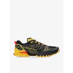 Buty trailowe męskie La Sportiva Bushido III. Czarne buty do biegania La Sportiva, bez wzorów, bez zapięcia. Za 640.99 zł.