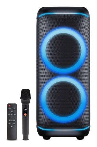 Denver BPS-470 Głośnik imprezowy Czarny 200 W. Czarne głośniki przenośne Denver. Za 1,791.99 zł.