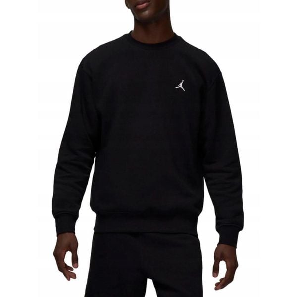 Bluza na co dzień męska NIKE JORDAN BROOKLYM FLEECE ocieplana bez kaptura. Czarne bluzy bez kaptura Jordan, m, bez wzorów, bez kaptura. Za 287.00 zł.